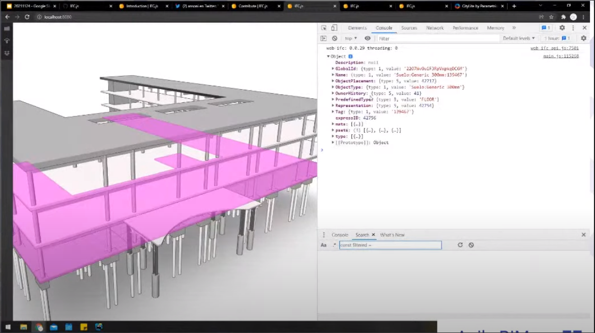 Excel Add-in vs openbim-components (formal IFC.js) 