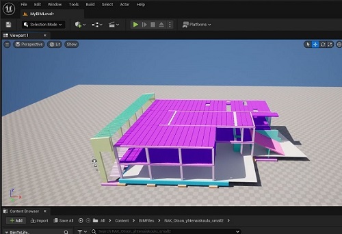 BIM in Unreal Engine